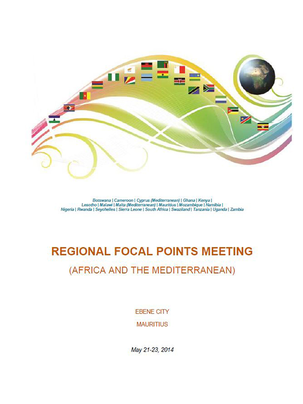 Cover image of Report of the regional focal points meeting for Africa and the Mediterranean 2014